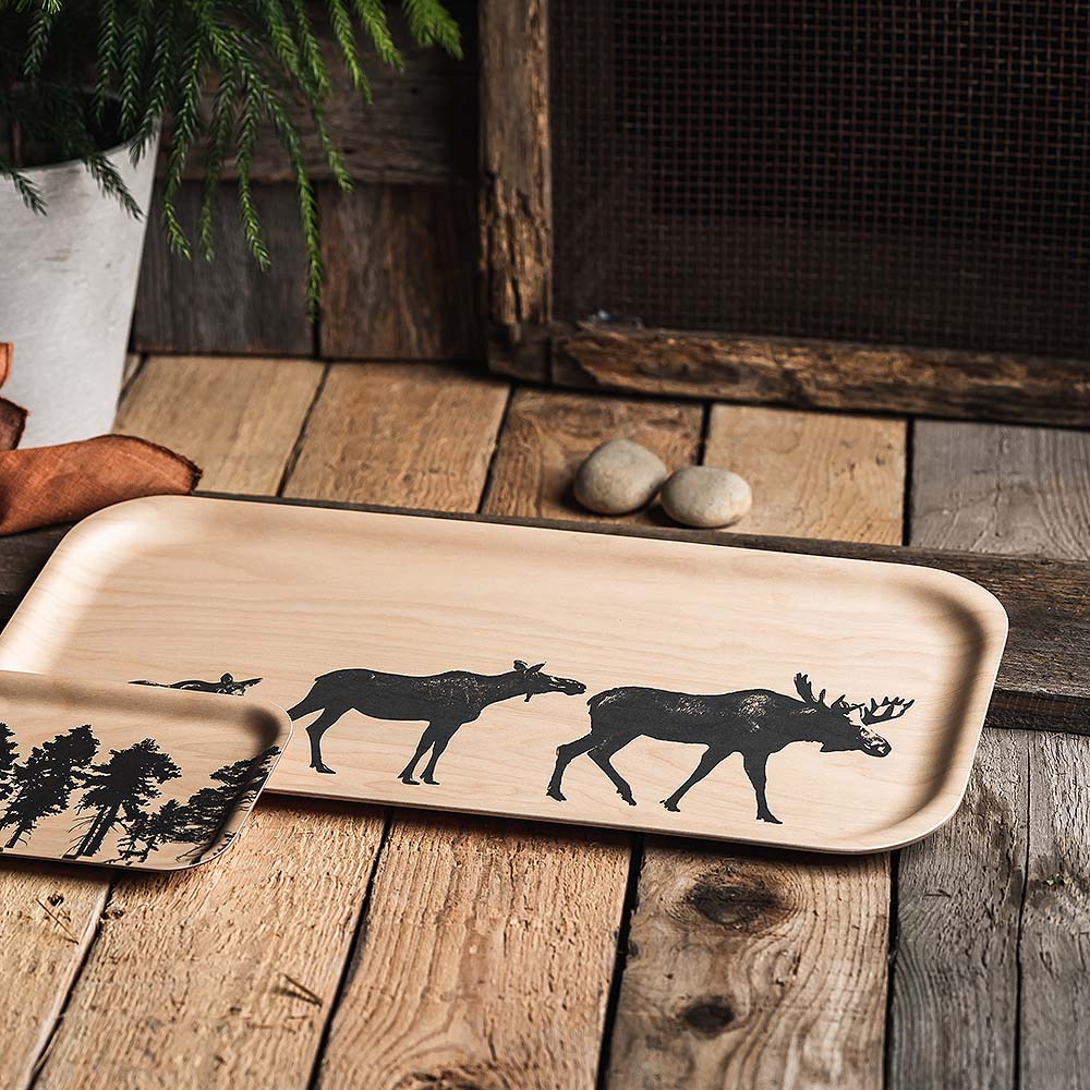 Nordic Bricka Älgfamiljen 43x22 cm