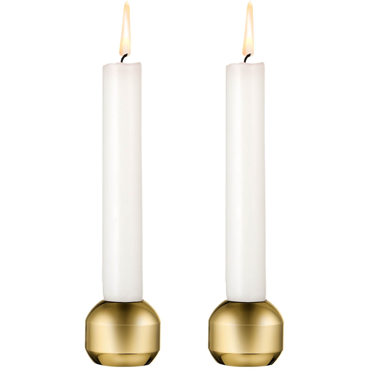 Silhouette Ljusstake 3,4 cm 2-pack Guld