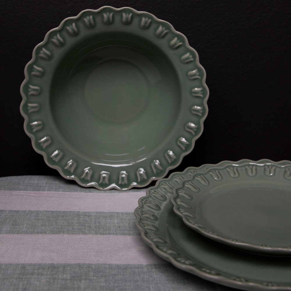 Tulipa Djup Tallrik 23 cm Verona