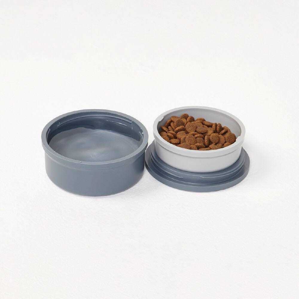 KindTail Portable 2pc Dog Bowl Set Ruruana