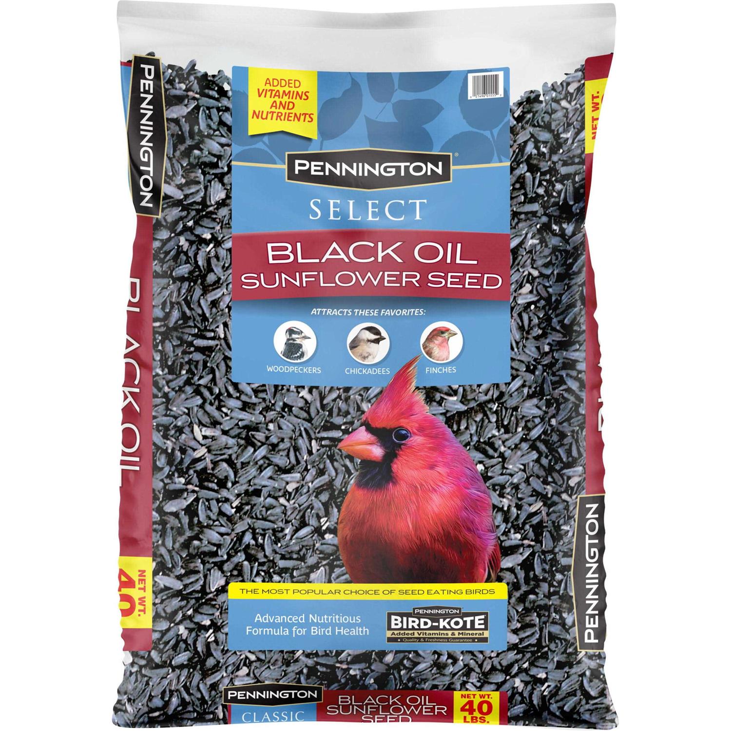 Pennington Select Black Oil Sunflower Seed Wild Bird Feed - Ruruana