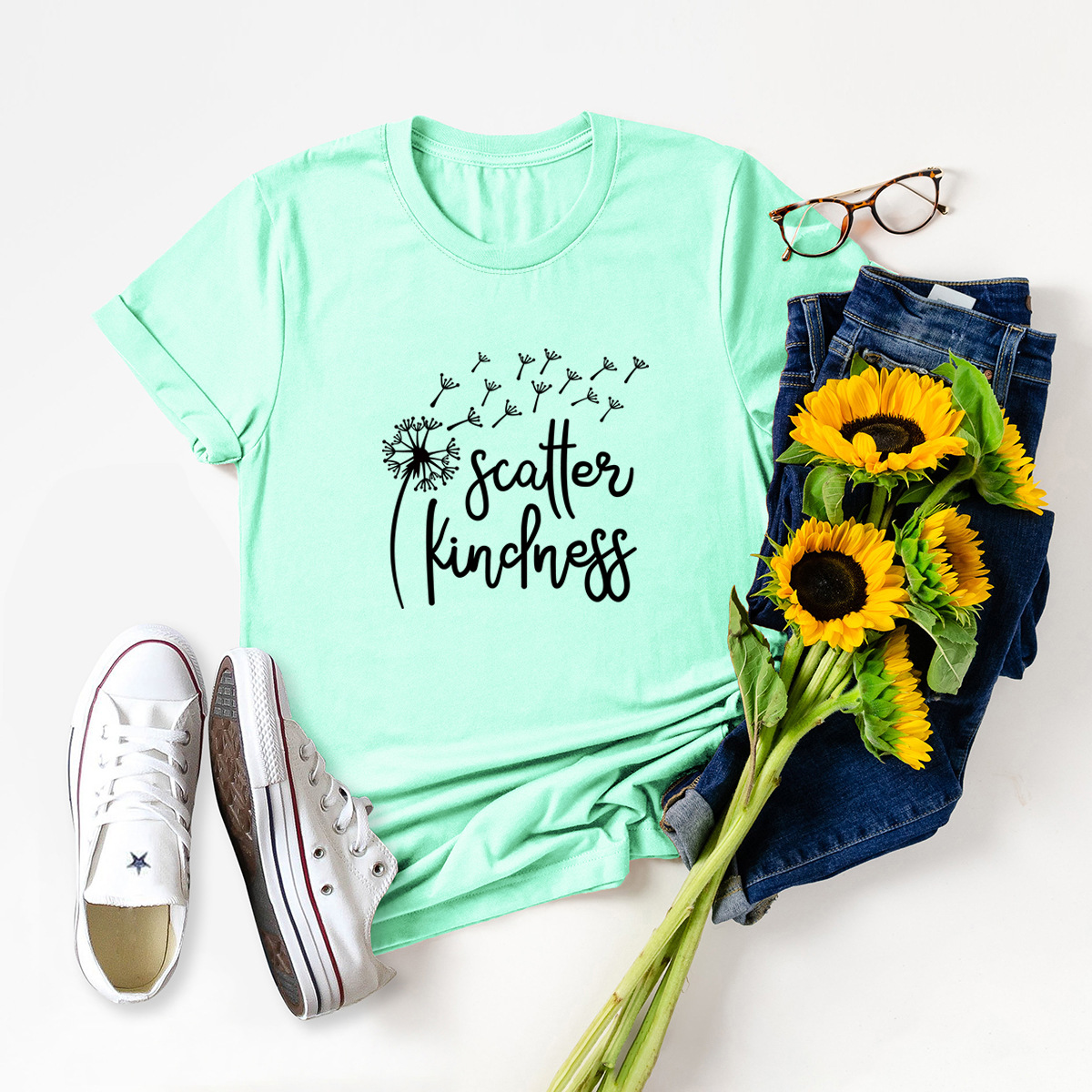 Women's Short Sleeve Printing Casual Fashion Printing