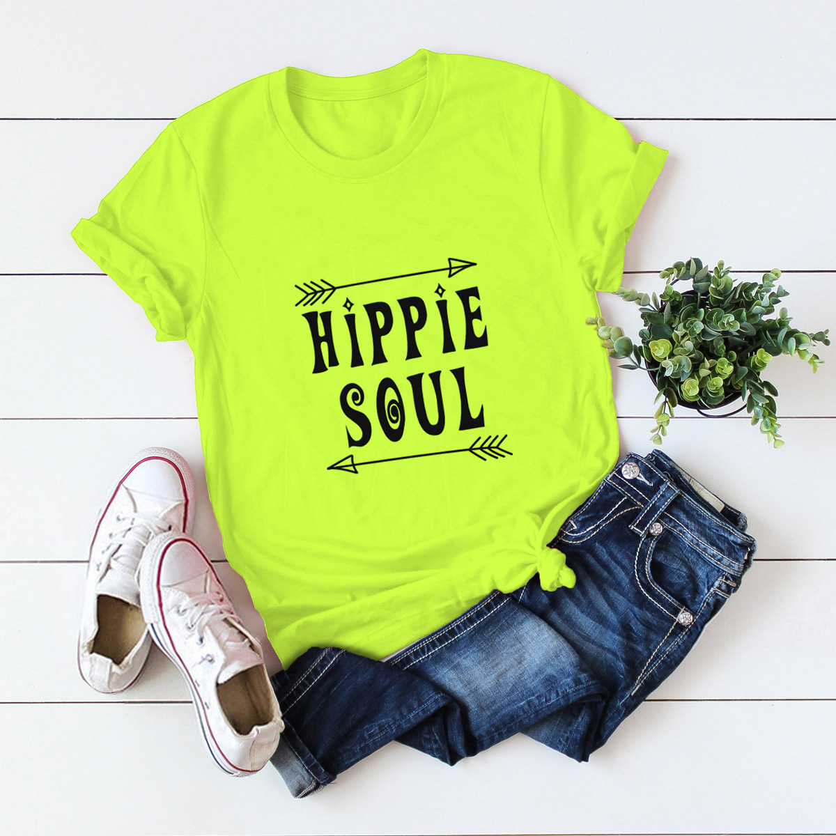 Women's Short Sleeve Printing Casual Fashion Printing