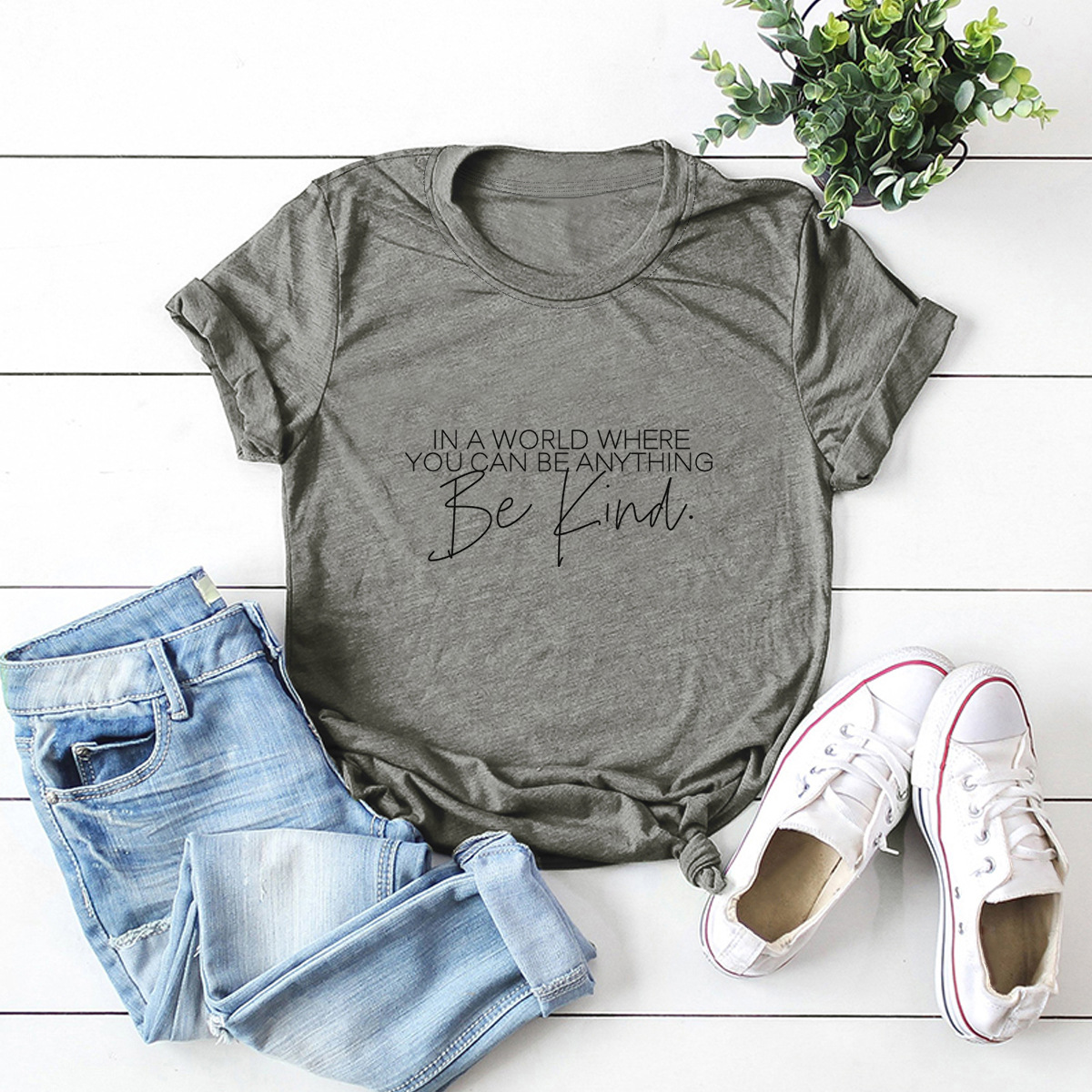 Women's Short Sleeve Printing Casual Fashion Printing
