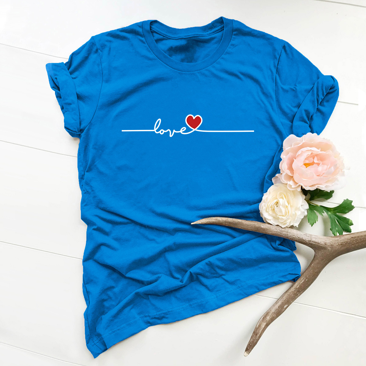 Women's Short Sleeve Printing Casual Fashion Printing
