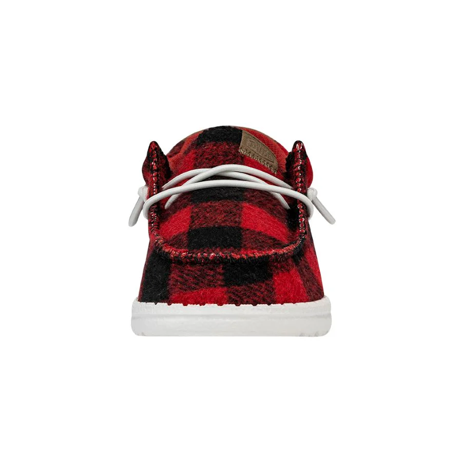 Wally Toddler Buffalo Plaid - Red and Black Plaid