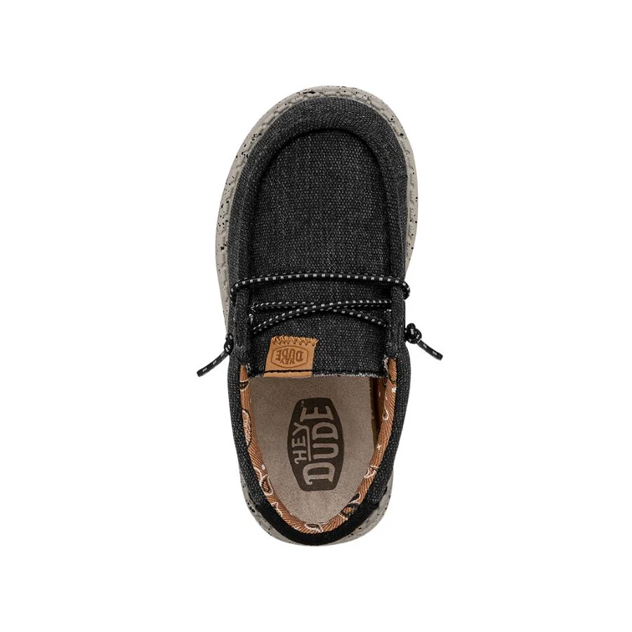 Wally Toddler Washed Canvas - Black