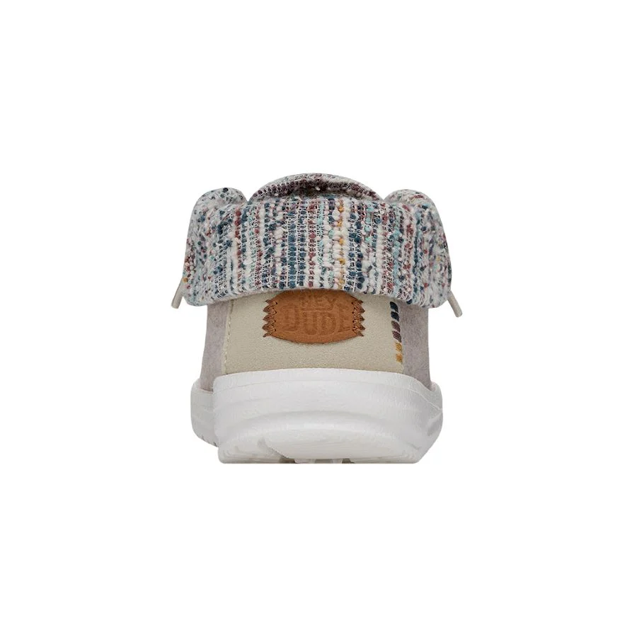 Wendy Fold Youth Baja Boot - Cream Multi