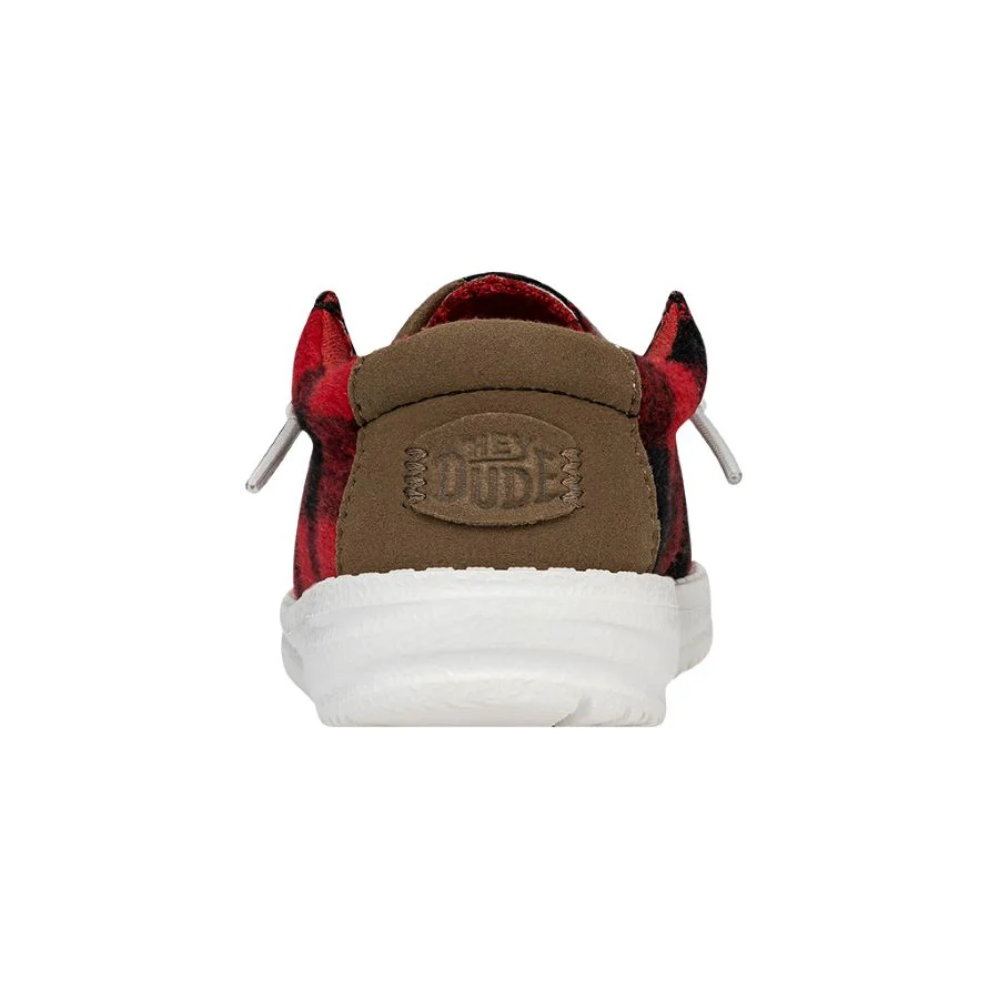 Wally Toddler Buffalo Plaid - Red and Black Plaid