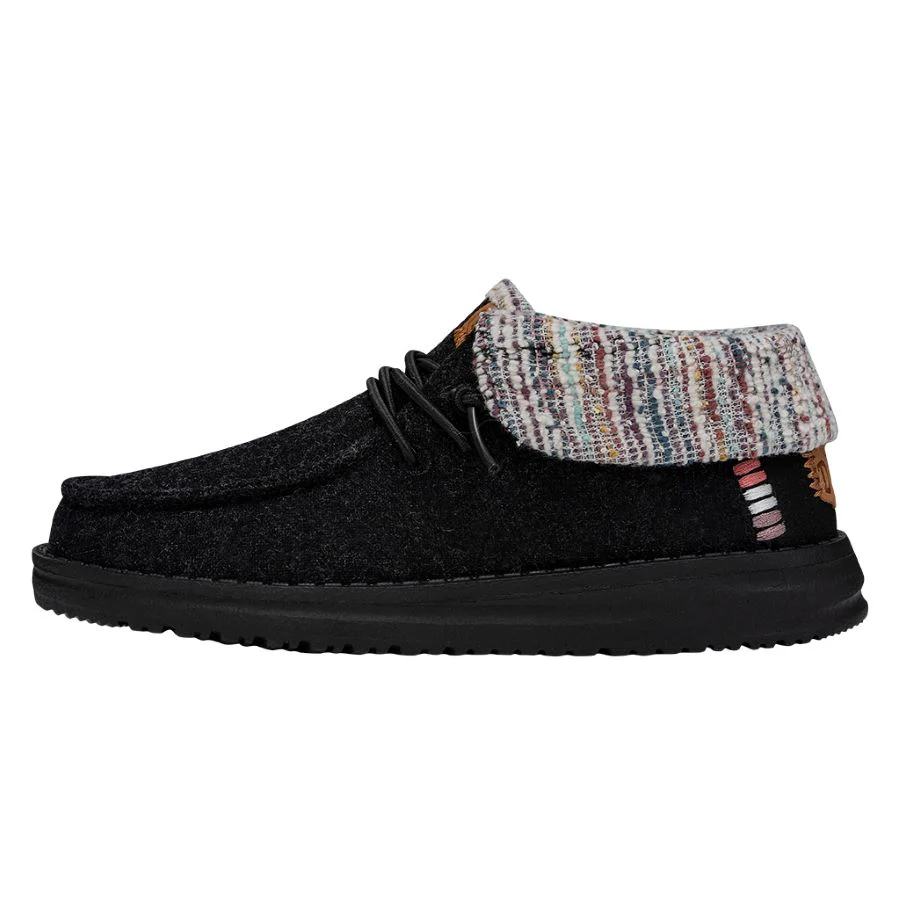 Wendy Fold Youth Baja Boot - Black