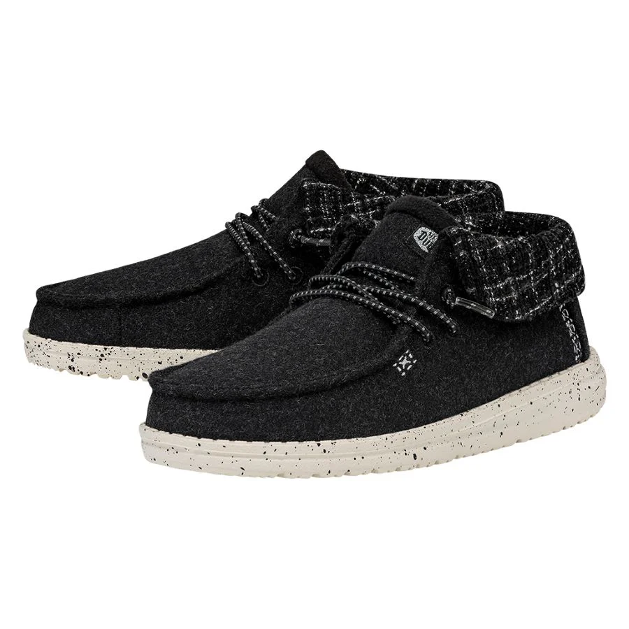 Wendy Fold Youth Boot - Black