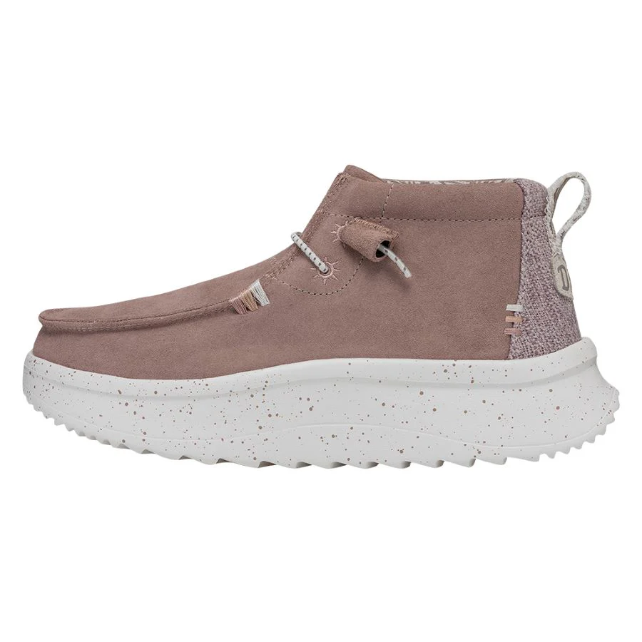 Wendy Peak Hi Suede - Blush