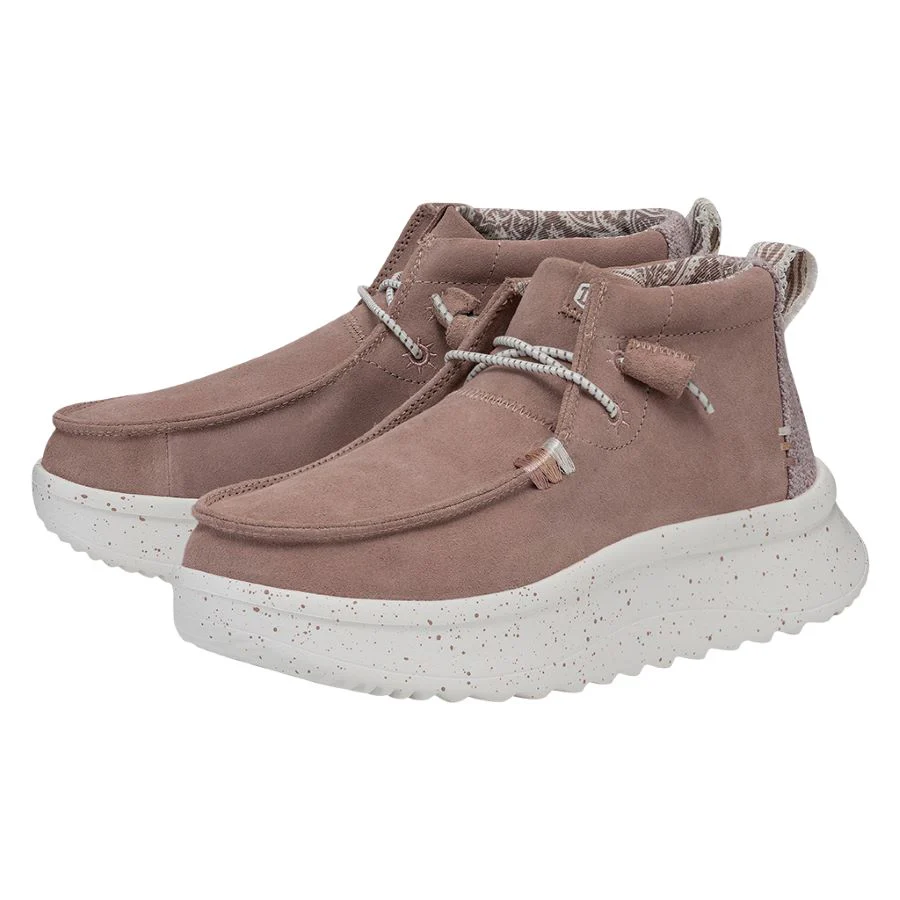 Wendy Peak Hi Suede - Blush