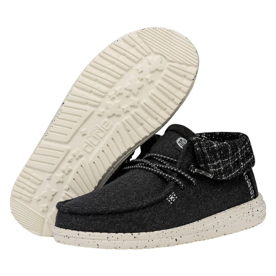 Wendy Fold Youth Boot - Black