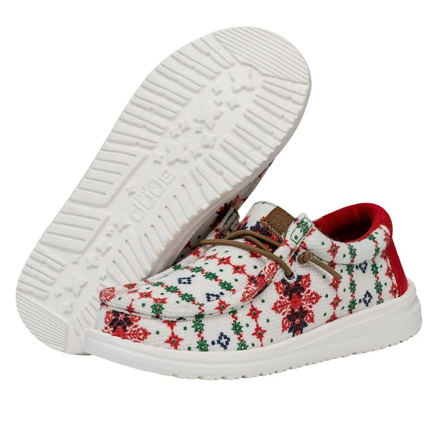 Wally Youth Ugly Sweater Cool Yule - Holiday Cream