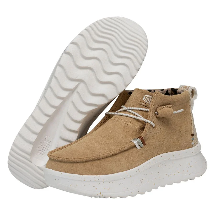 Wendy Peak Hi Suede - Tan