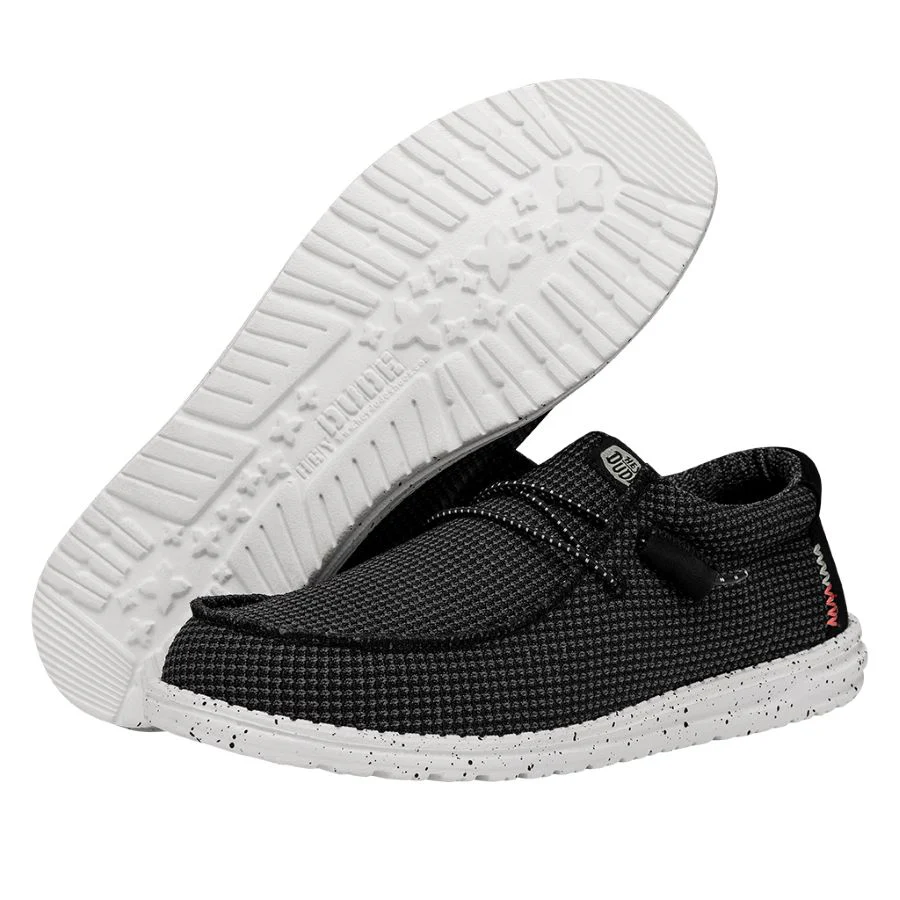 Wally Sport Mesh - Black White