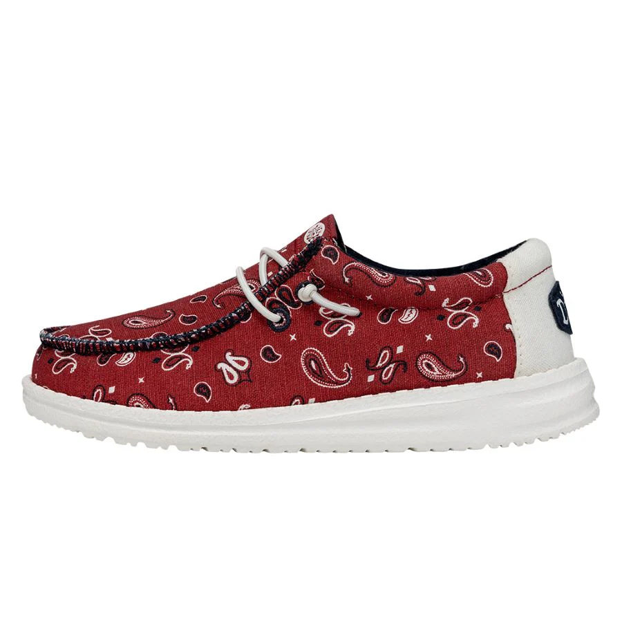 Wally Youth Bandana - Navy/Red/White