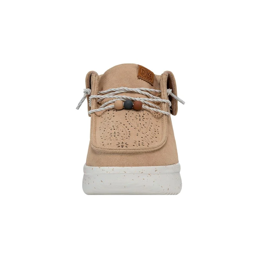 Wendy Peak Fold Boot Suede - Tan