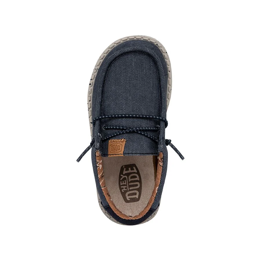 Wally Toddler Washed Canvas - Navy
