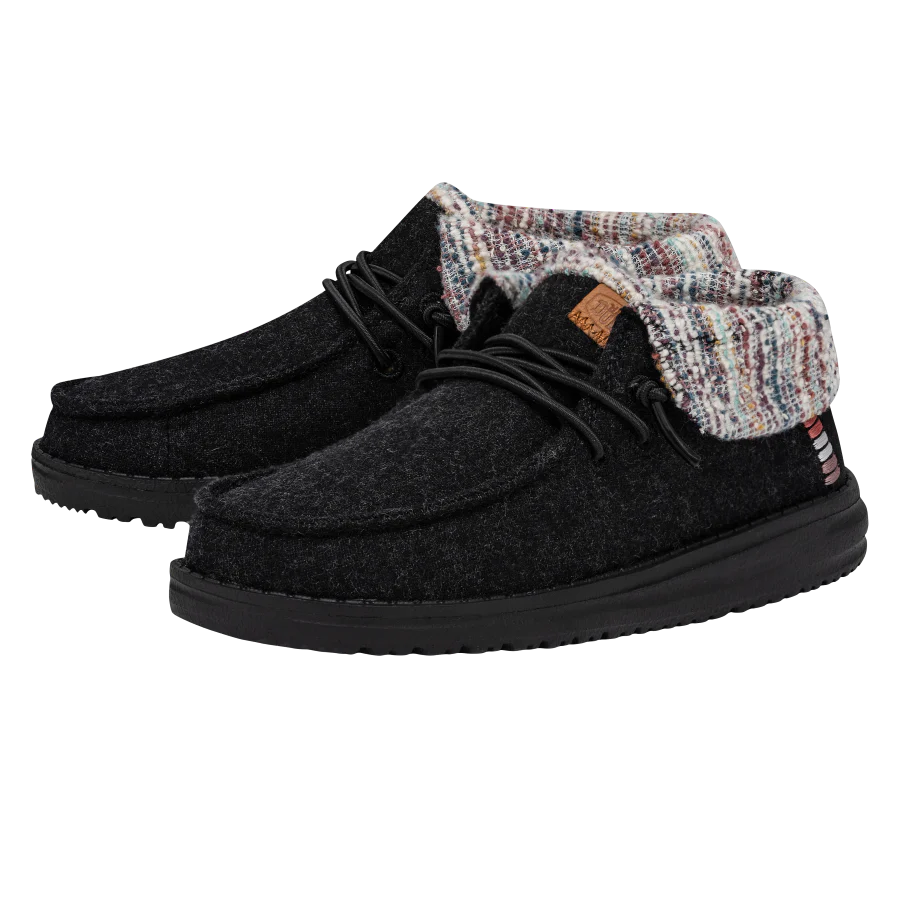 Wendy Fold Youth Baja Boot - Black