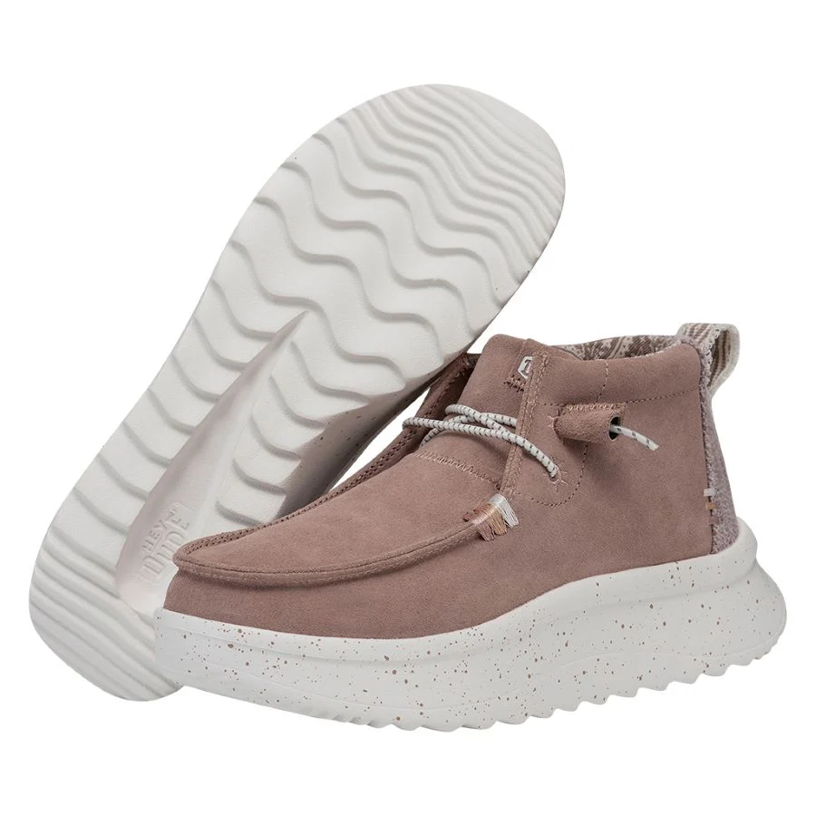 Wendy Peak Hi Suede - Blush