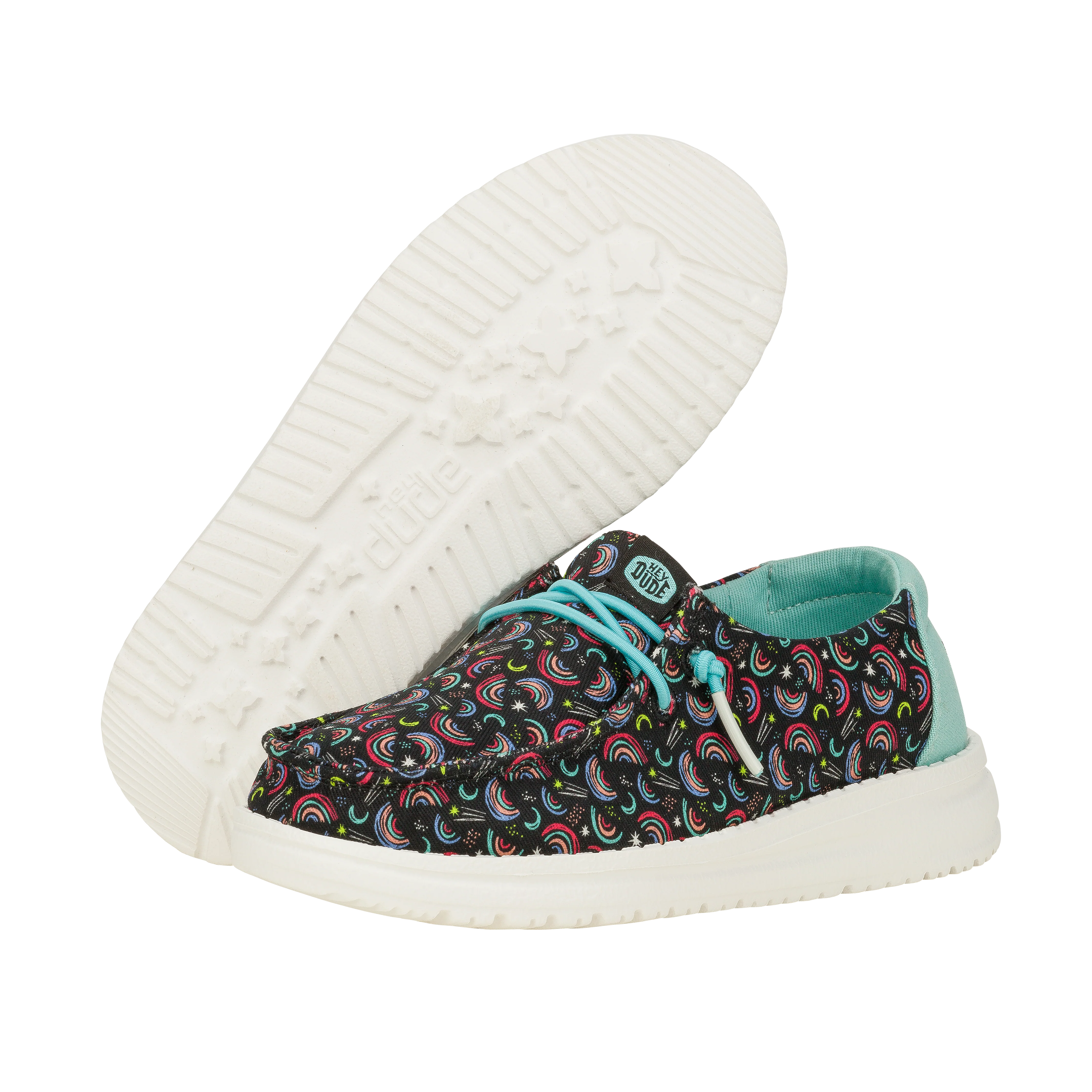 Wendy Toddler Rainbow Sky - Black