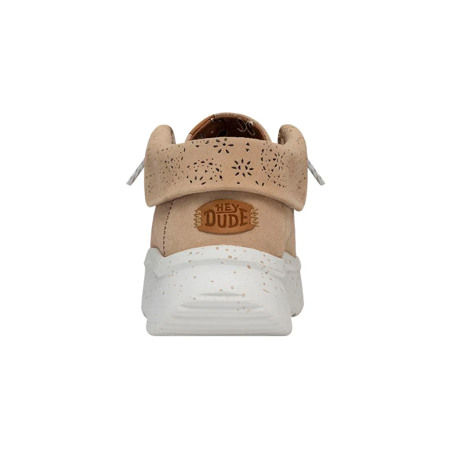 Wendy Peak Fold Boot Suede - Tan