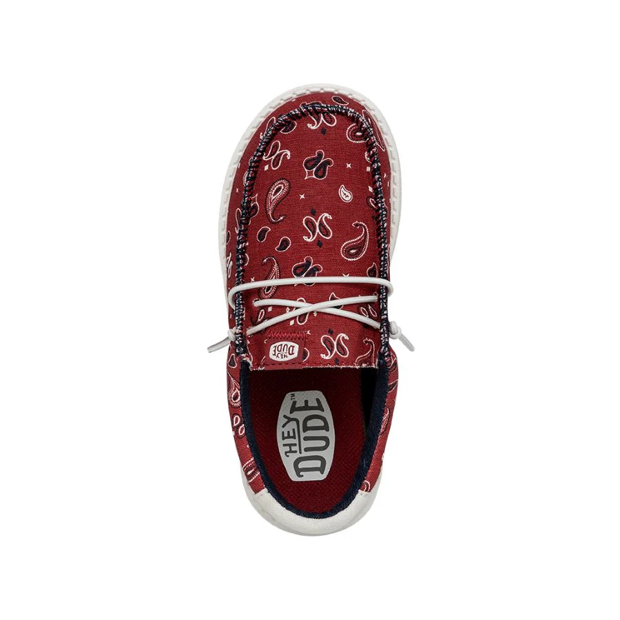 Wally Youth Bandana - Navy/Red/White