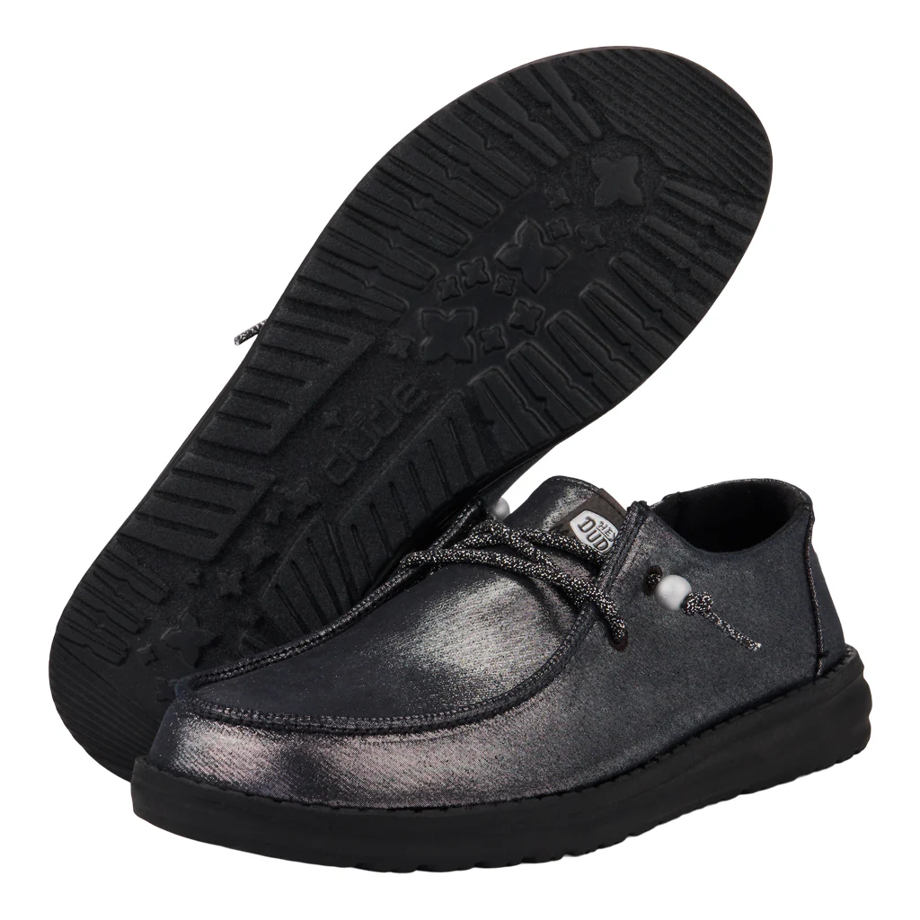 Wendy Metallic Shine - Black/Black