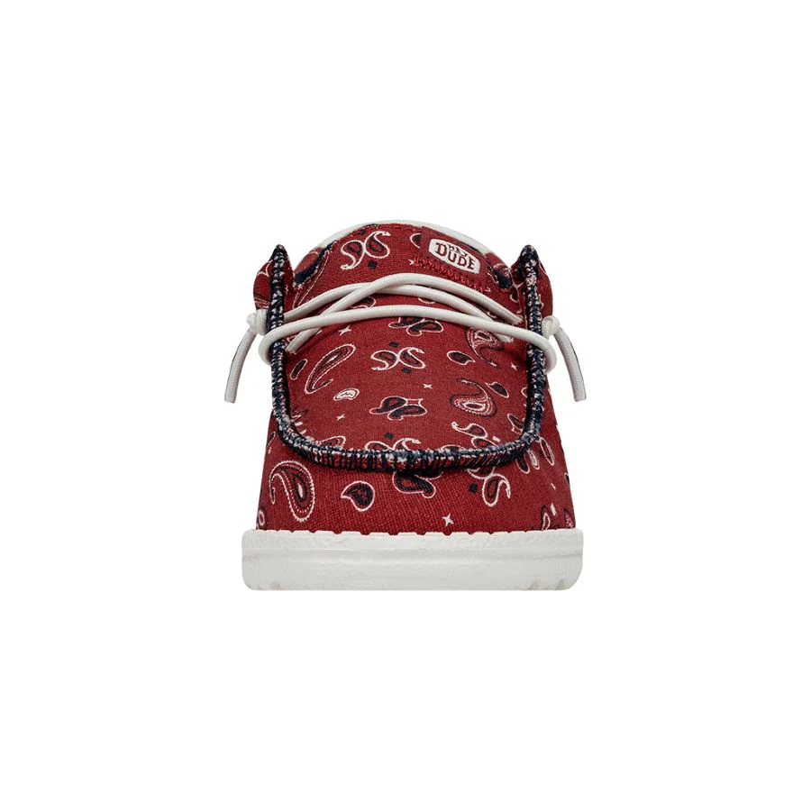 Wally Youth Bandana - Navy/Red/White