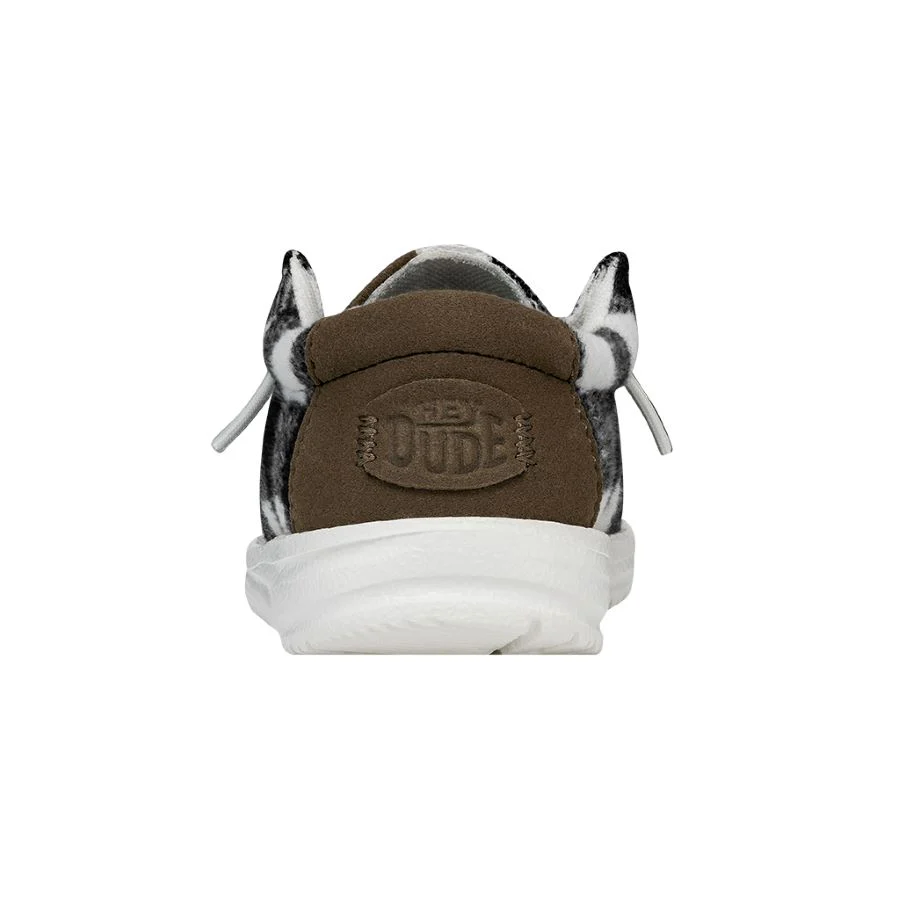 Wendy Toddler Buffalo Plaid - White and Black Plaid