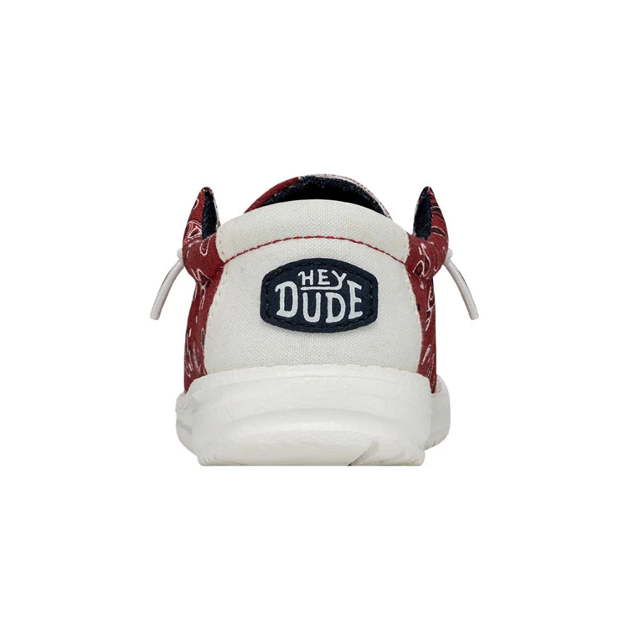 Wally Youth Bandana - Navy/Red/White