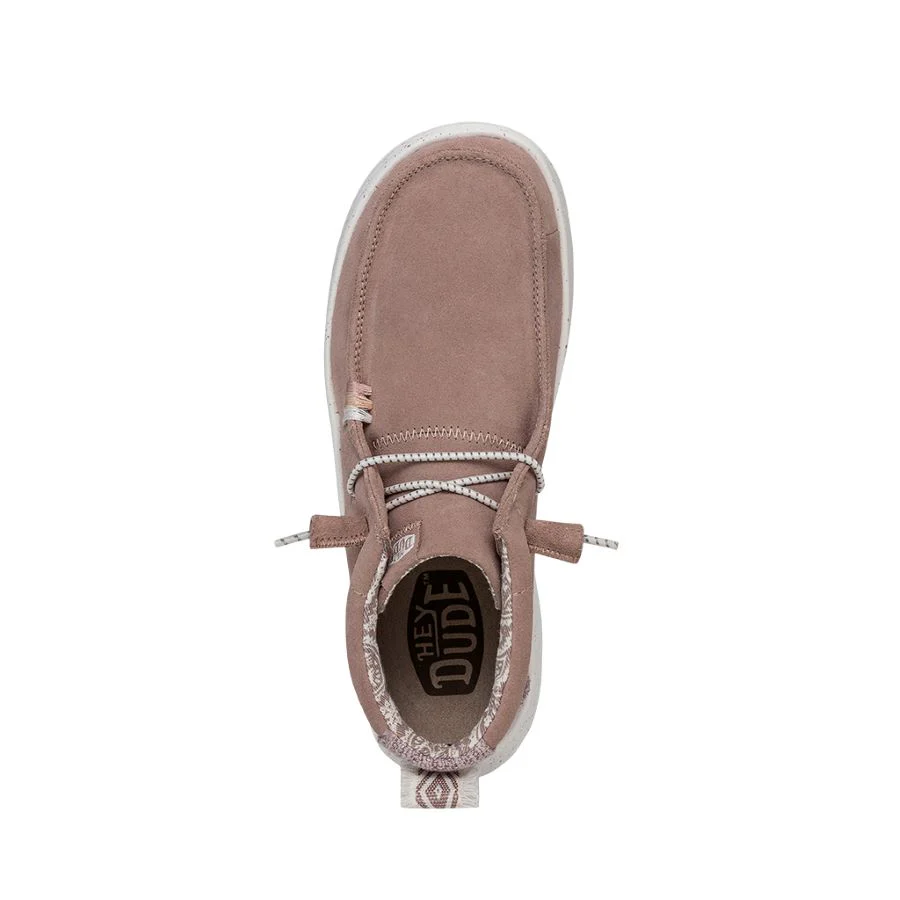 Wendy Peak Hi Suede - Blush