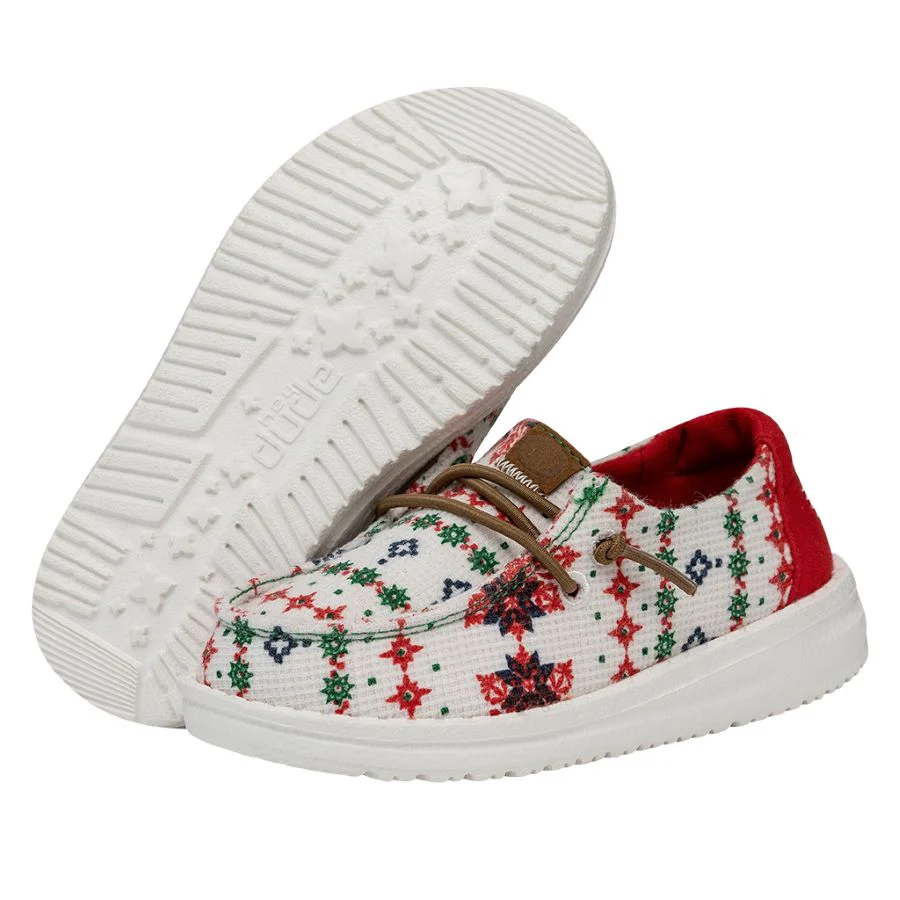 Wendy Toddler Ugly Sweater Cool Yule - Holiday Cream