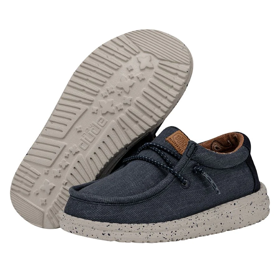 Wally Toddler Washed Canvas - Navy