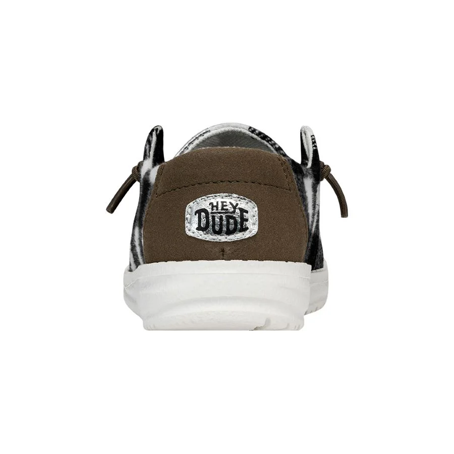 Wendy Youth Buffalo Plaid - White and Black Plaid