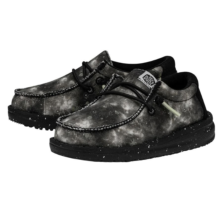 Wally Toddler Galaxy - Black Multi Glow