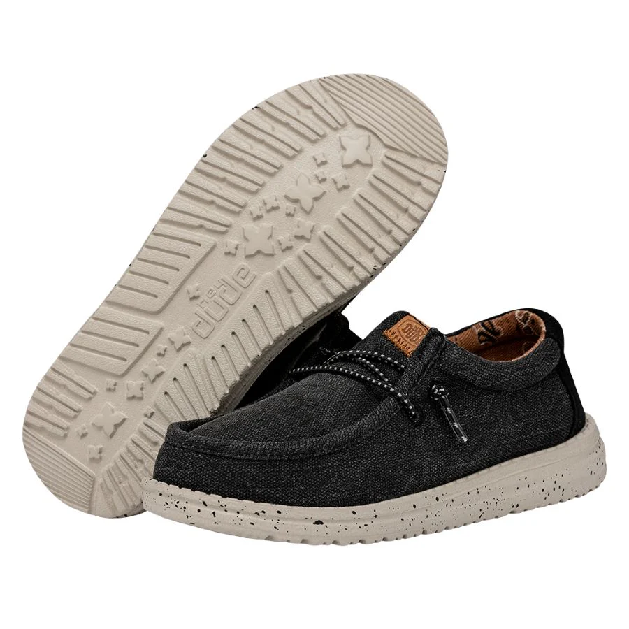 Wally Youth Washed Canvas - Black