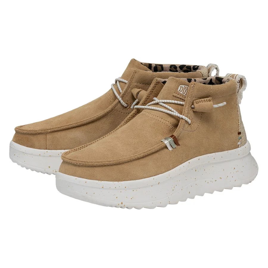 Wendy Peak Hi Suede - Tan