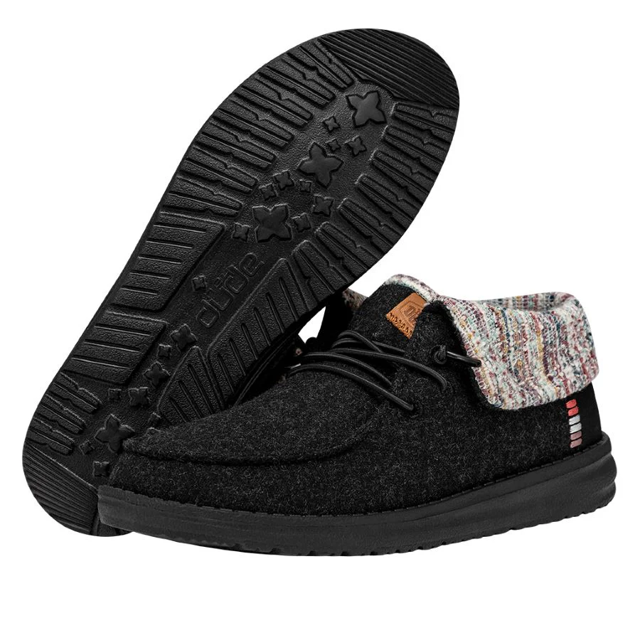 Wendy Fold Baja Boot - Black