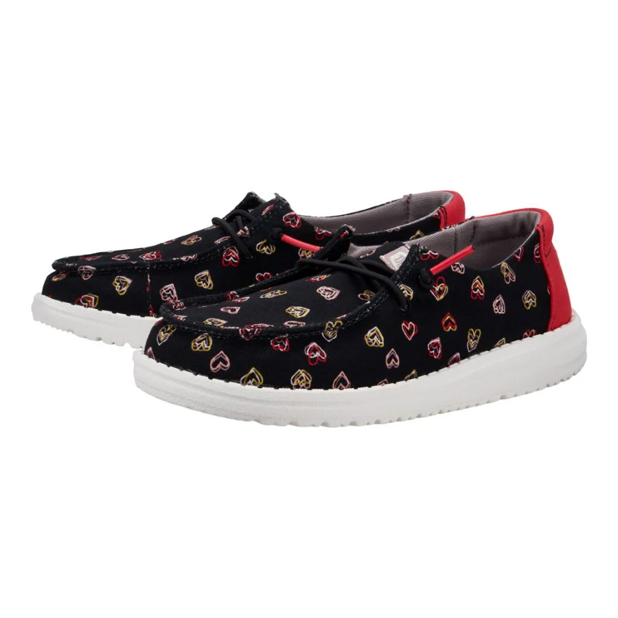 Wendy Youth Double Hearts - Black