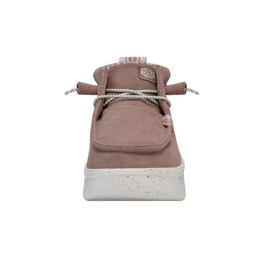 Wendy Peak Hi Suede - Blush