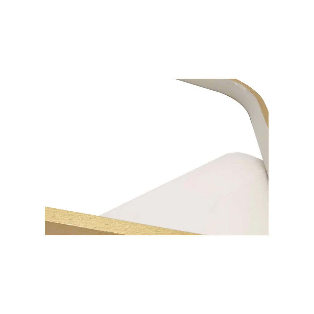 12W LED Luz de pared cuadrado oro luz moderna luz mínima 6500k 71286