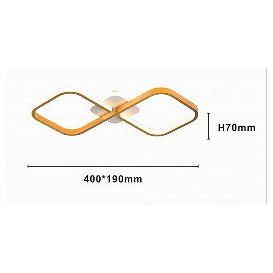 LED Techo LED LED de 20W cuadrado cuadrado cuadrado moderno de techo 6500k 71309