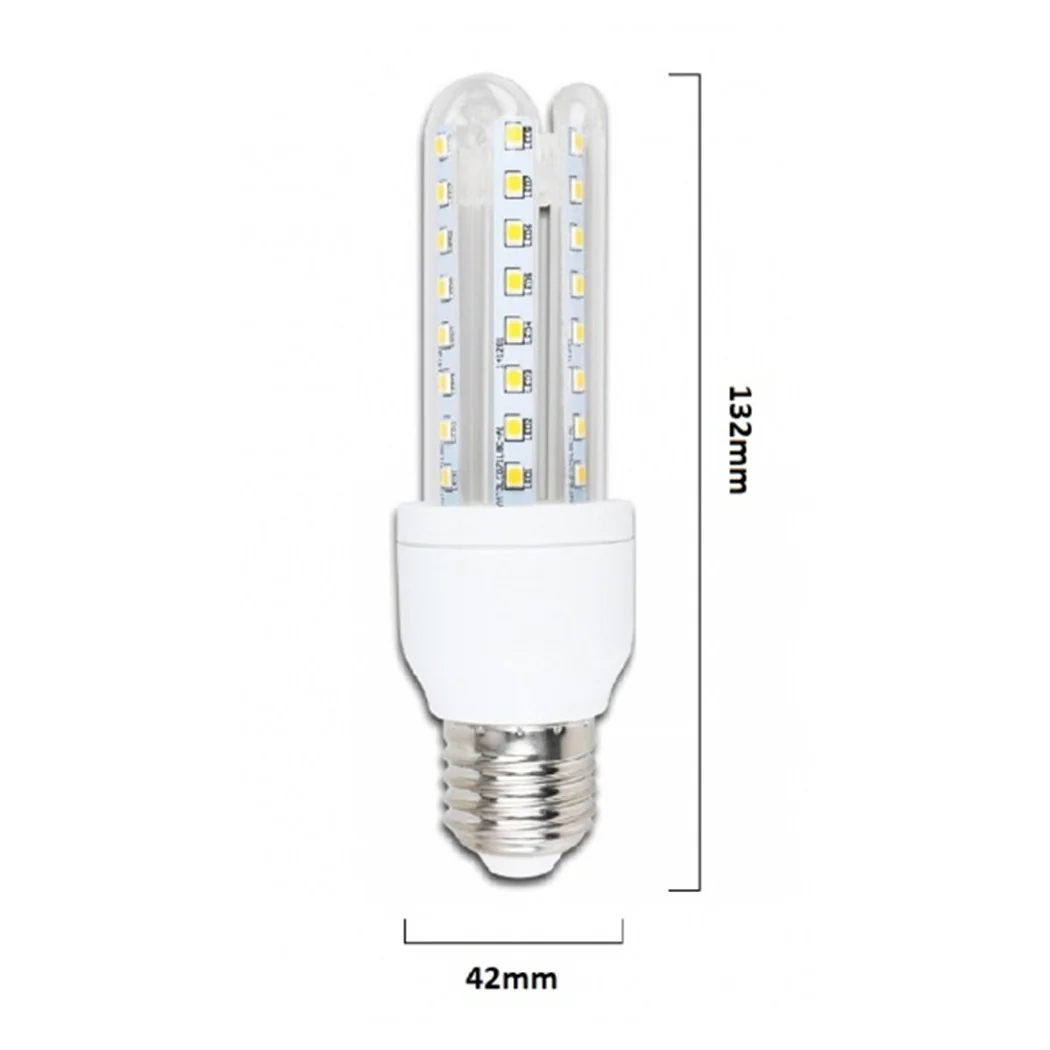Bombilla LED JN23 E27 Conexión 7W 3U Luz natural 4000K Linear Tubular 665LM 87316
