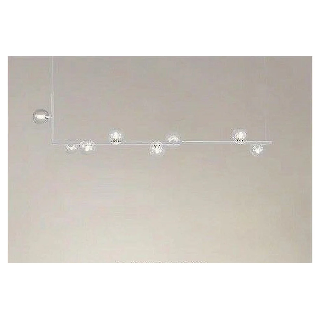 Araña 8 g9 Esferas en el diseño moderno de techo de metal blanco 71614