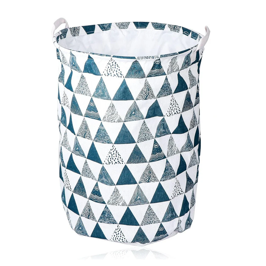Cesta de la puerta de lencería Ropa sucia Triángulos plegables Motif 40x50cm 10477