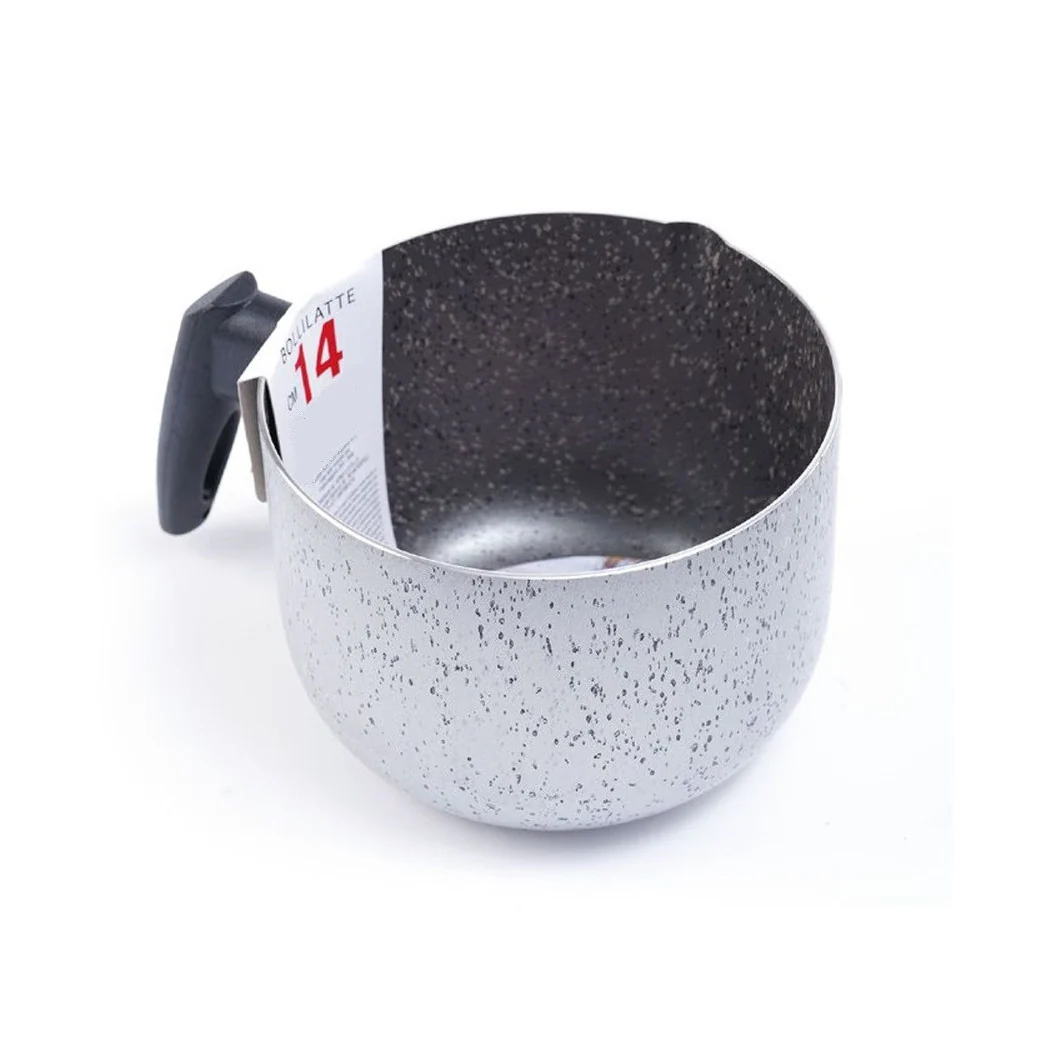 Pote hervido antiadherente Ø 14 cm con mango negro Utensilio 056167