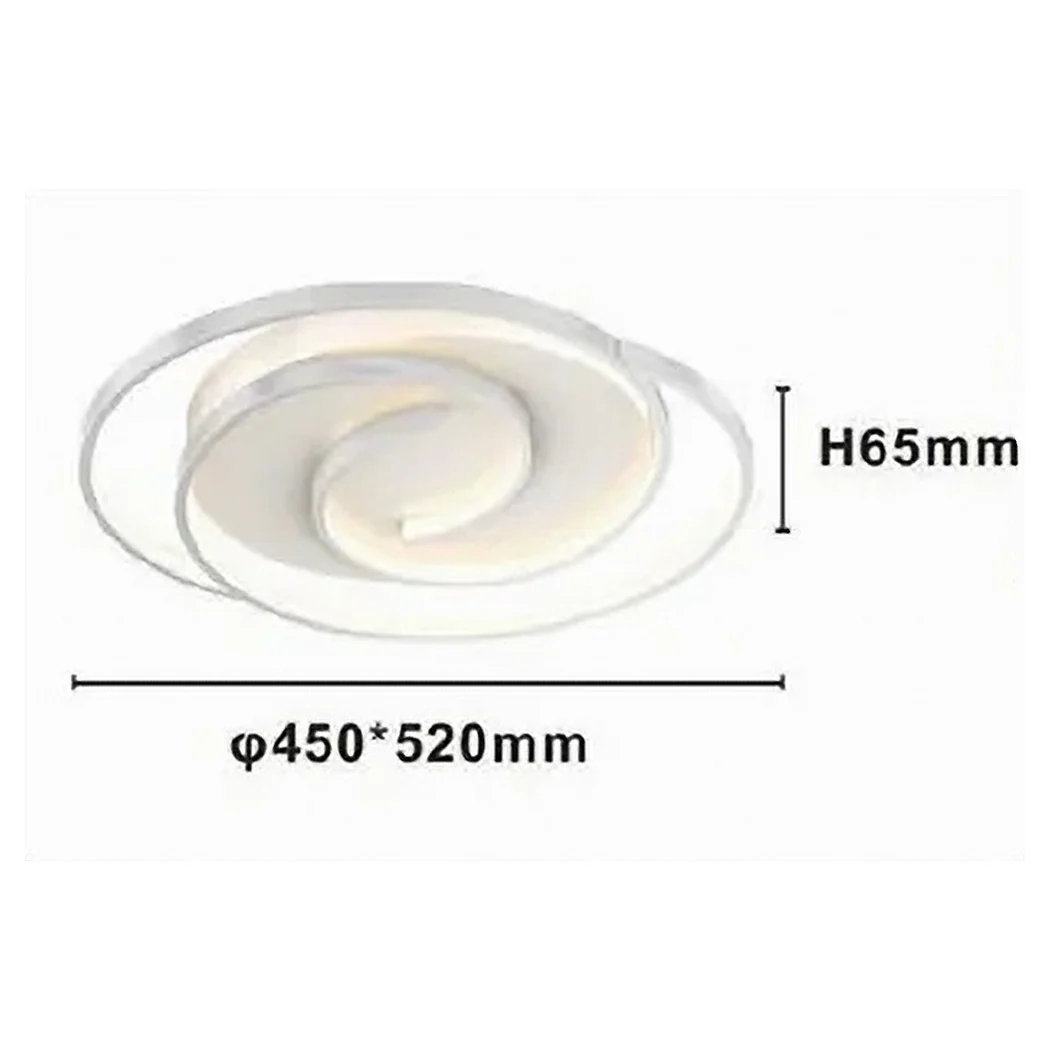 LED 45W Techo LED Círculo Espiral Vortex Araña Lámpara de techo 4000K 70593